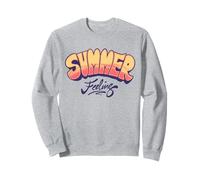 Summer Feeling Retro Sunset Vibe Gráfico | Fun Summertime Sudadera