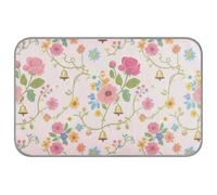 Summer Flowers Beautiful Summer mantiene a los perros frescos en verano, almohadilla de refrigeración de gel autoenfriable de 38 x 23 pulgadas para conejo exterior portátil refrescante para mascotas M