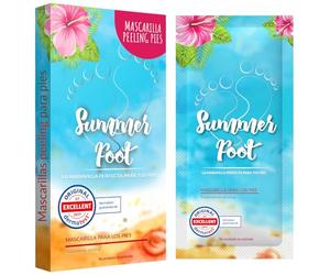 Summer Foot mascarilla exfoliación de pies, elimina callos, cutículas y piel muerta, exfoliante e hidratante, máscara peel off, calcetines exfoliantes de pies, foot peeling mask, peeling pies