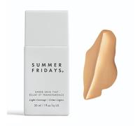 Summer Fridays Sheer Skin Tint - Hidratante con color y ácido hialurónico - Ayuda a reducir el tono de piel desigual - Sheer