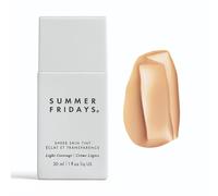 Summer Fridays Sheer Skin Tint - Hidratante con color y ácido hialurónico - Ayuda a reducir la tez irregular de la piel - Sheer