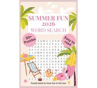 Summer fun 2026 word search for Summertime Relaxation and Stress Relief (Word Find Books For Adults, Seniors, & Teens): Word searches with Easy to ... 110 pages - 50+ Puzzles... Relaxin Gift