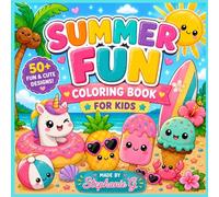 Summer Fun Coloring Book for Kids: Kawaii Beach Days, Sweet Treats, and Sunny Adventures