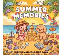 Summer Fun Coloring Book: Summer Days Coloring Pages for Girls and Fuzzy Animal Lovers Featuring Sunny Days, Summer Memories, Everyday Cozy Summer Moments, 50 Coloring Pages & Cute Quotes