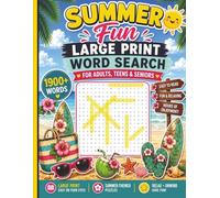 SUMMER FUN | LARGE PRINT WORD SEARCH PUZZLES: LARGE PRINT WORD SEARCH PUZZLES WITH EASY TO READ PRINT ABOUT SUMMER ACTIVITIES, VACATION, WILDLIFE ... BOOKS AND TRIVIA BY POCKET JOY PRESS)