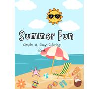 Summer Fun: Simple & Easy coloring book