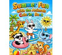 Summer Fun with the Animals: Coloring Book