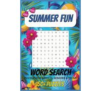 Summer Fun Word Search Puzzle Book: Word Searches with Easy to Read Print about Summer Fun, Summer Vibes and More, 6x9 inches, 110 Pages, 50+ Puzzles … Gift for Vacations, Holidays and Free Time.