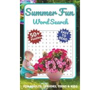 Summer Fun Word Search Puzzle Book: Word Searches with Easy to Read Print about Summer Fun, Vacation, Beach and more | 6x9 inches 110 pages | 50+ ... (Fun For All Word Search Puzzles and Games)