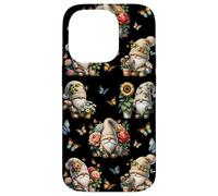 Summer Garden Gnomes Graphic For Flower Lover Cute Butterfly Carcasa para iPhone 14 Pro