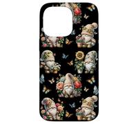Summer Garden Gnomes Graphic For Flower Lover Cute Butterfly Carcasa para iPhone 14 Pro Max
