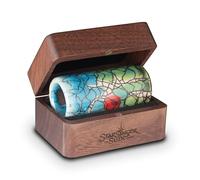 Summer Garden - Tobogán de cerámica para guitarra, diseño de paisaje de jardín, hecho a mano (mediano)