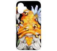 Summer GNOME For Bee Keeper Daisy Flower and Honey Bee GNOME Carcasa para iPhone 16 Plus
