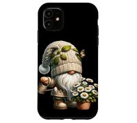 Summer Gnome Grandpa With Daisy Flowers For Gardening Mom Carcasa para iPhone 11