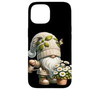 Summer Gnome Grandpa With Daisy Flowers For Gardening Mom Carcasa para iPhone 15