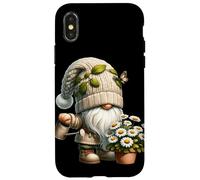 Summer Gnome Grandpa With Daisy Flowers For Gardening Mom Carcasa para iPhone X/XS