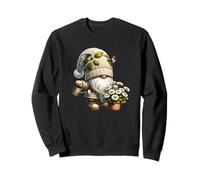 Summer Gnome Grandpa With Daisy Flowers For Gardening Mom Sudadera