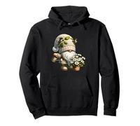 Summer Gnome Grandpa With Daisy Flowers For Gardening Mom Sudadera con Capucha