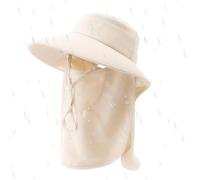 Summer Hats For Women - Breathable Sun Hats F0r Women | Sun Protection Gardening Hat | UPF50 Adjustable Breathable Wide Brim For Outdoor Pool Vacation Hiking Fishing Gardening Camping Climbing, beige