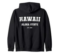 Summer Hawaiian Islands (EST 1959) Hawaii Aloha State Sudadera con Capucha