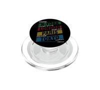 Summer Holiday Travel Shirts, New York London Paris Tokyo PopSockets PopGrip para MagSafe