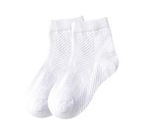 Summer Hot Children Socks Boy Girl Baby Cotton Fashion Mesh Black White Gray for 1 12 Years Kids Teens Student Socks Jogging Pantalones Chicas, Blanco, 1-3 años