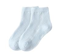Summer Hot Children Socks Boy Girl Baby Cotton Fashion Mesh Black White Gray for 1 12 Years Kids Teens Student Socks Jogging Pantalones Chicas, azul, 3-5 años