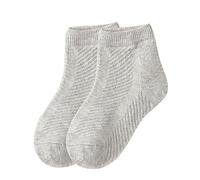Summer Hot Children Socks Boy Girl Baby Cotton Fashion Mesh Black White Gray for 1 12 Years Kids Teens Student Socks Jogging Pantalones Chicas, gris, 9-12 años