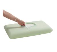 Summer Ice Silk Cooling Pillow Case, Open Style Elastic Edge Cover, Breathable Cool Feel Soft Protector For Better Sleep(Green-4PCS)
