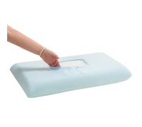 Summer Ice Silk Cooling Pillow Case, Open Style Elastic Edge Cover, Breathable Cool Feel Soft Protector For Better Sleep(Blue-2PCS)