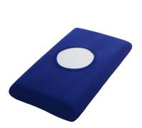 Summer Ice Silk Pillowcase Cool Sensation Memory Single Piece Design Universal Machine Washable(Sapphire Blue [Small Ice Skin Cooling Memory Pillowcase] Single Pack,40cm x 60cm)