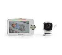 Summer Infant Lookout Monitor de bebé con video LCD de 5 pulgadas, monitor de bebé con zoom digital con rango de 1 pie, cuenta con audio bidireccional, visión nocturna automática, pantalla de