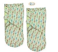 Summer Infant SwaddleMe Ajustable Bebé Wrap, uni Mono Diversión, grandes, pack de 2