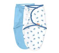 Summer Infant SwaddleMe Mantita de cambio Easy Change en tamaño mediano o pequeño, para bebés de 0 a 3 meses, entre 3 y 6 kilos, y hasta 66 cm de largo. 1 Mantita de cambio para bebés con cremallera Easy Change