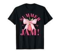 Summer Is My Jam, Lindo Estampado Casual de Fresa Camiseta