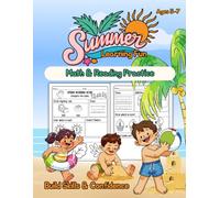 Summer Learning Workbook for Kids Ages 5-7: Math and ELA Review for Kindergarten and 1st Grade with Addition, Phonics, Sight Words and Daily Practice