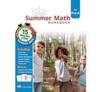 Summer Math Workbook for Pre-K: Build Preschool Skills in Numbers, Letters & Writing Before Kindergarten