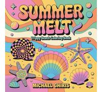 SUMMER MELT: Trippy Beach Coloring Book for Adults | Psychedelic Ocean Patterns & Groovy Tropical Designs with Bold Line Art | Stress Relief Activity