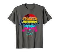 Summer Miami Beach Sunset tee Shirts, I Love Miami, Miami Camiseta