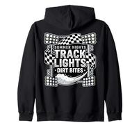 Summer Nights Track Lights Dirt Bites Diseño Dirt Track Sudadera con Capucha