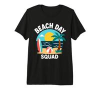Summer Ocean Vacation Funny Beach Day Squad Camiseta Premium
