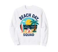Summer Ocean Vacation Funny Beach Day Squad Sudadera