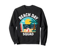 Summer Ocean Vacation Funny Beach Day Squad Sudadera