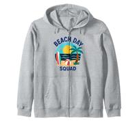Summer Ocean Vacation Funny Beach Day Squad Sudadera con Capucha
