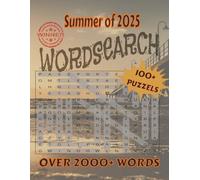Summer of 2025 Wordsearch: This Entertaining book has Easy-to-Read print about vacation, beach activities, and MUCH more. | 8.5x11 inches, 250 pages | ... Great for the Seniors, Adults, Teens and kids