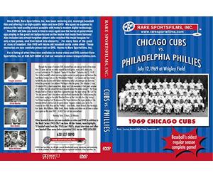 Summer of '69 CHICAGO CUBS vs PHILADELPHIA PHILLIES July 12, 1969 on DVD