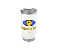 Summer of love, acid house rave techno Berlin London club Vaso térmico de acero inoxidable de doble pared