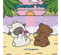 Summer Pals: Cute Animal Summer Getaway Coloring Book for Stress Relief for Kids, Teens and Adult.