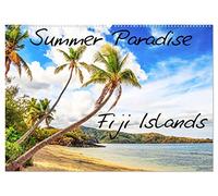 Summer Paradise Fiji (Wandkalender 2026 DIN A2 quer), CALVENDO Monatskalender: Ein paradiesischer Traum für jeden mit oder ohne Fernweh - die Yasawa Islands von Fiji