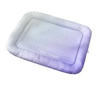 Summer Pet Ice Silk Dog House - Ultimate Cooling Cat House & Dog Mat, Chill out with This Pet Ice Pad for Happy Summer Days (Ice Beans Purple Gradient,M)
